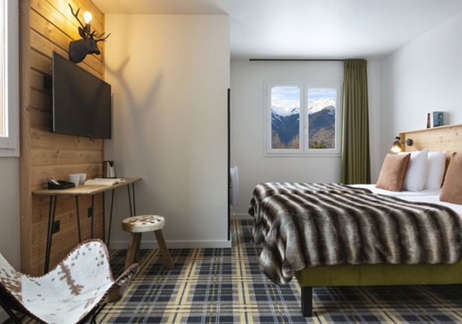 Comfort Kamer appartement 2 Personen (eenpersoonsbedden) met ontbijt - SOWELL Family La Lauzière 3* - Plagne Montalbert