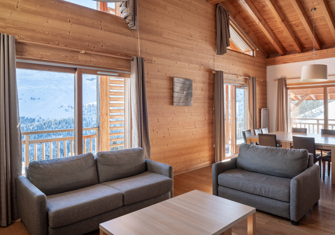 Chalet 6 Kamer appartement 10/12 Personen - Dormio Resort Les Portes du Grand Massif 4* - Flaine Le Hameau 1800