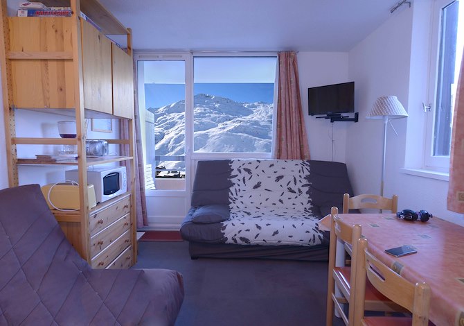 Studio - 2 t/m 4 personen - travelski home classic - Résidence Médian - Les Menuires Reberty 1850