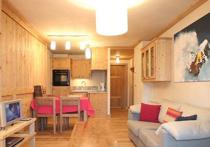 2 kamer appartement 4 personen cabine - Résidence Vacanceole Cortina - Les Deux Alpes Venosc