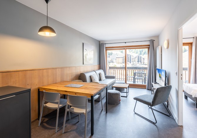 2 Kamers 4 personen Bergzicht - Résidence Vacanceole Les Écrins d'Auris 3* - Auris en Oisans
