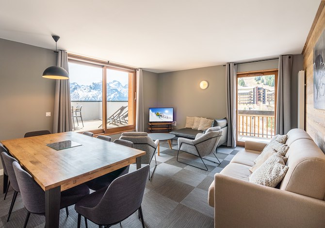 4 Kamers 8 Personen Superieur Duplex - Résidence Vacanceole Les Écrins d'Auris 3* - Auris en Oisans