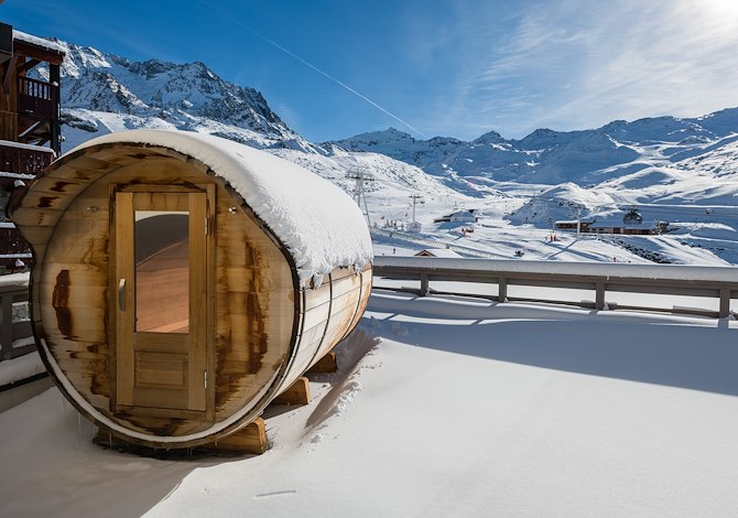 3-kamer appartement open haard + sauna - 2 t/m 4 personen - Résidence Montana Lodge - Dutchweek 5* - Val Thorens