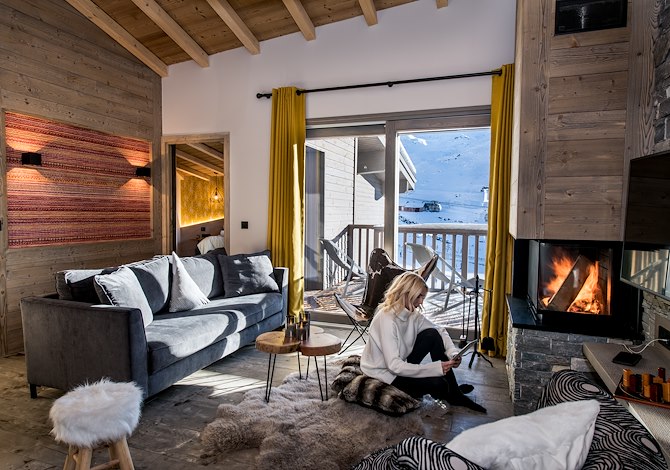 4 Kamer appartement 6 Personen Openhaard - Residentie Montana Lodge - Dutchweek 5* - Val Thorens