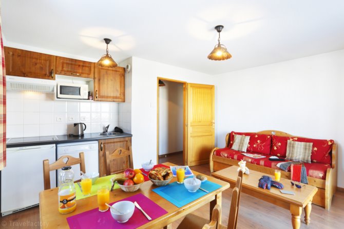 Studio cabine 4 personen - Nemea Résidence Le Hameau de Balestas - Peyragudes