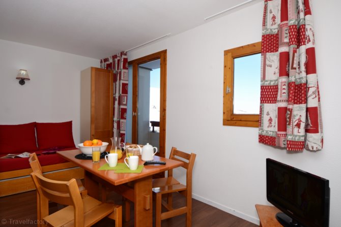 2-kamer appartement - 3 t/m 7 personen - Résidence Odalys Le Cervin 3* - Plagne Soleil