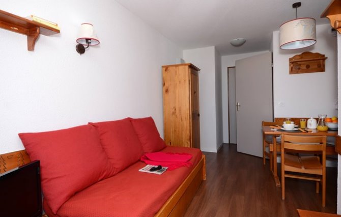 Studio 4 personen - Résidence Odalys Le Cervin 3* - Plagne Soleil
