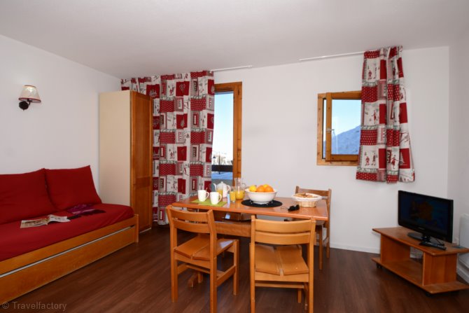 2-kamer appartement - 1 t/m 5 personen - Résidence Odalys Le Cervin 3* - Plagne Soleil