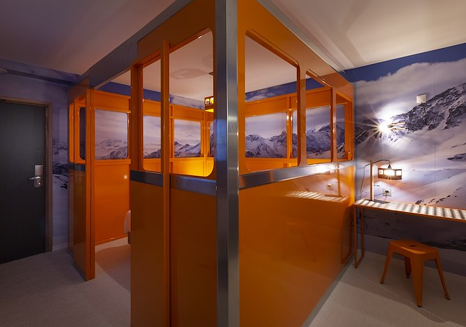Kamer appartement 2 personen Teleferique Halfpension - Hôtel Base Camp Lodge - Bourg Saint Maurice