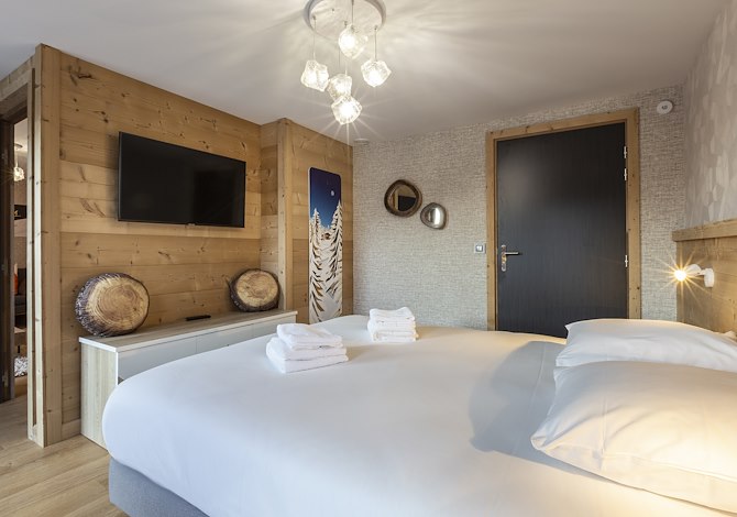 Kamer appartement voor 2 personen Tribu Halfpension - Hôtel Base Camp Lodge - Les Deux Alpes Venosc