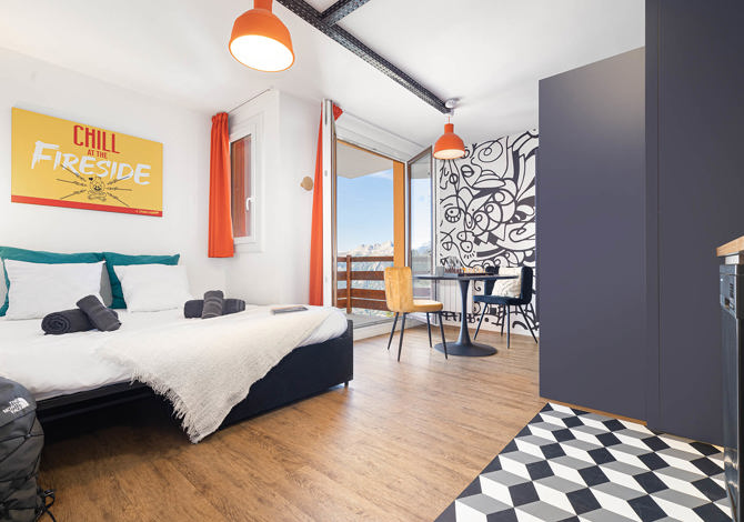 FRIENDS Studio 5 personen - travelski home select - Residentie & Hostel Yoonly & Friends - Risoul