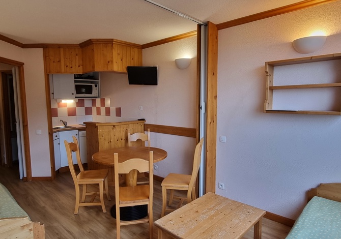Studio 3/4 personen Flèche L19 - travelski home classic - Vue Pistes - Plagne - Aime 2000