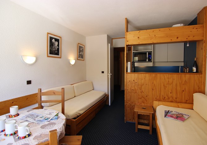 2-kamer appartement - 2 t/m 4 personen (Machu 703) - Skissim Classic - Résidence Les Temples du Soleil - Val Thorens