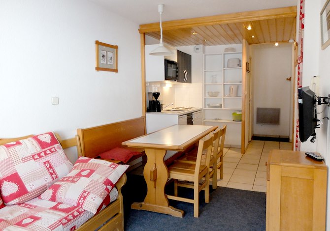 2-kamer appartement cabine - 2 t/m 6 personen (3032) - travelski home classic - Résidence Le Hameau du Borsat - Tignes Val Claret