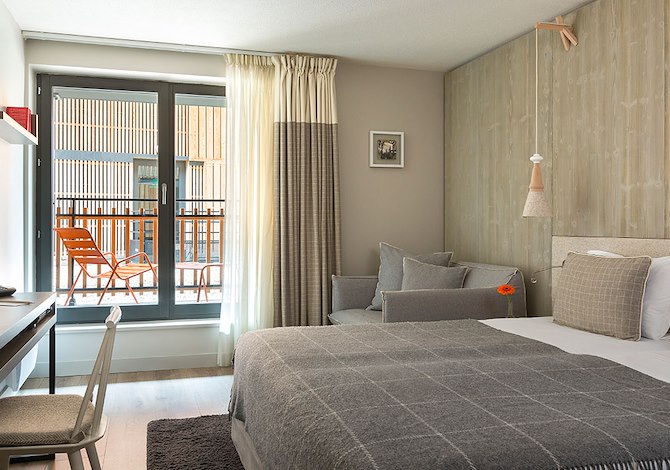 Kamer appartement voor 2 personen met beperkt uitzicht PDJ Flex 14 - Heliopic Hôtel & Spa - Chamonix Centre