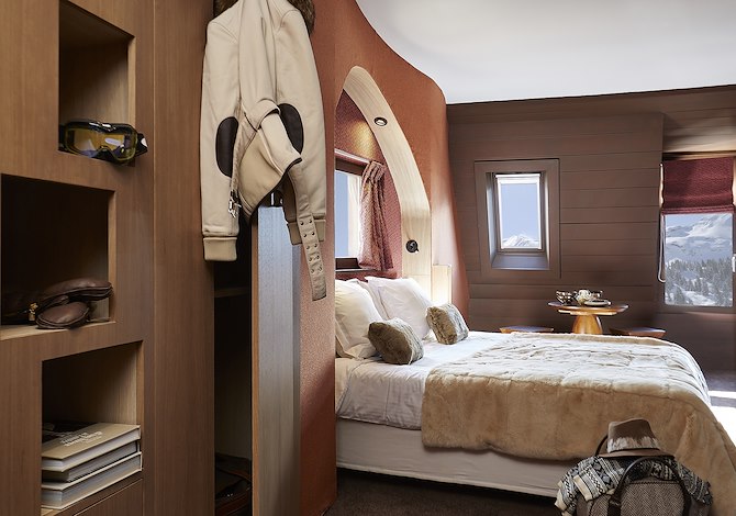 Suite Junior 4 Personen (2 adultes + 2 enfants) en demi-pension - Hôtel des Dromonts *** - Avoriaz