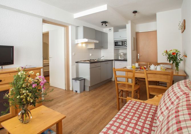 Studio cabine 4 personen - Résidence Club Odalys Le Rond Point des Pistes 2* - Tignes Val Claret