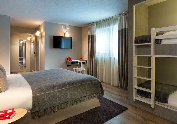 Kamer appartement voor 4 Personen Familiaal FLEX1 - Heliopic Hôtel & Spa - Chamonix Centre