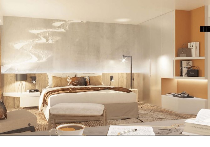 Slaapkamer Communicante 4 Personen avec petit-déjeuner - Hôtel VOULEZVOUS 5* - Tignes 2100 Le Lac
