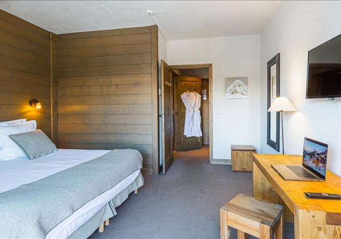 Kamer appartement 2 personen Superior Ontbijt - Hôtel Carlina 4* - Plagne - Belle Plagne