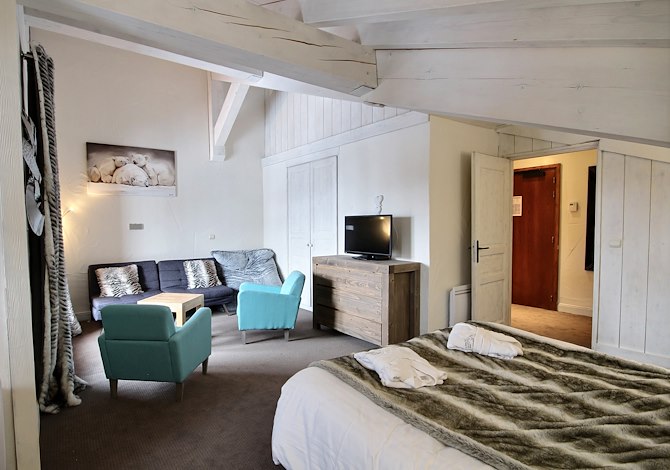 Junior Suite 4 Personen Ontbijt - Hôtel Carlina 4* - Plagne - Belle Plagne