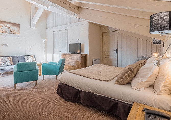 Suite Junior 4 personen Demi pension - Hôtel Carlina 4* - Plagne - Belle Plagne