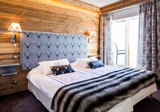 Kamer appartement 2 personen Comfort Halfpension - Hôtel Les Campanules 4* - Tignes 2100 Le Lac