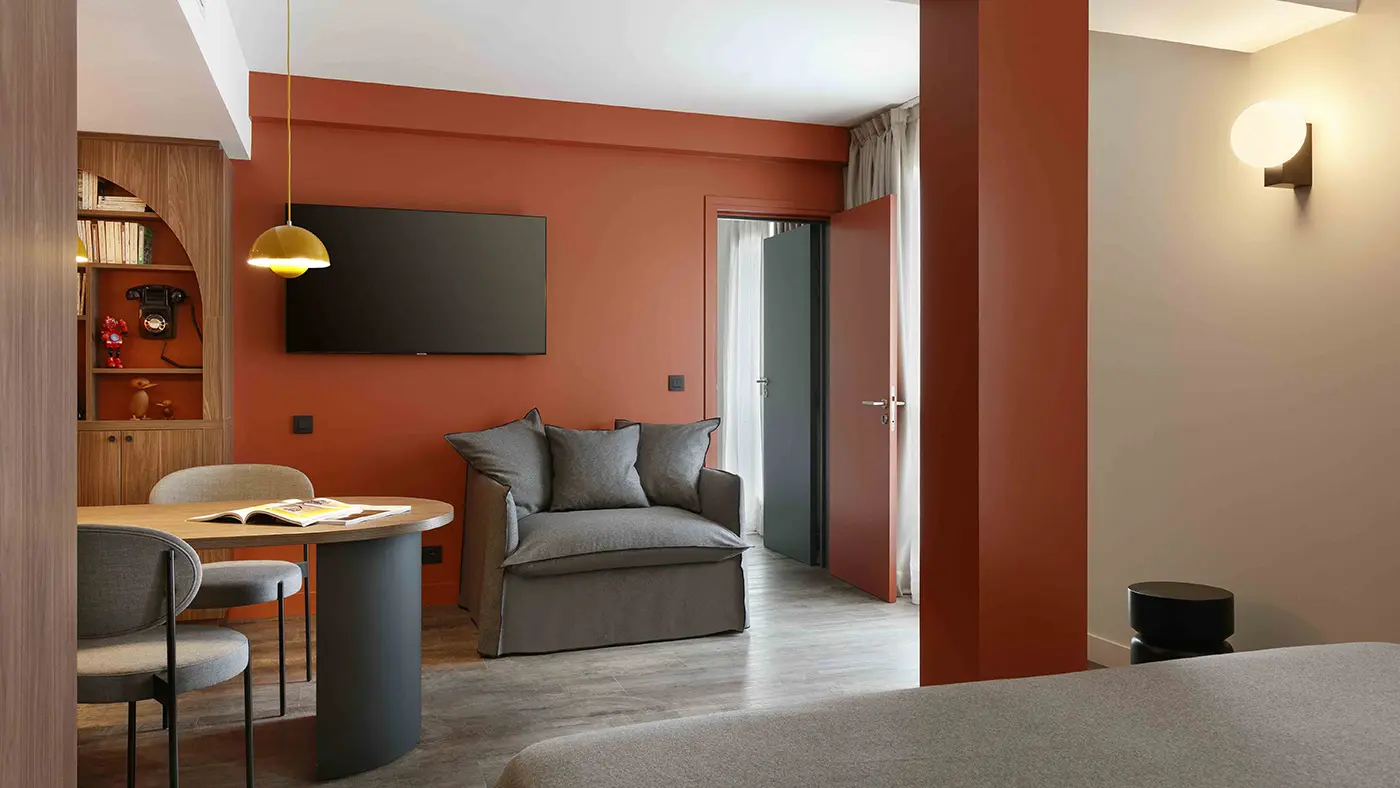 Slaapkamer 4 personen RockyCommunicante J-30 - RockyPop Flaine Hôtel & Spa 4* - Flaine Forum 1600