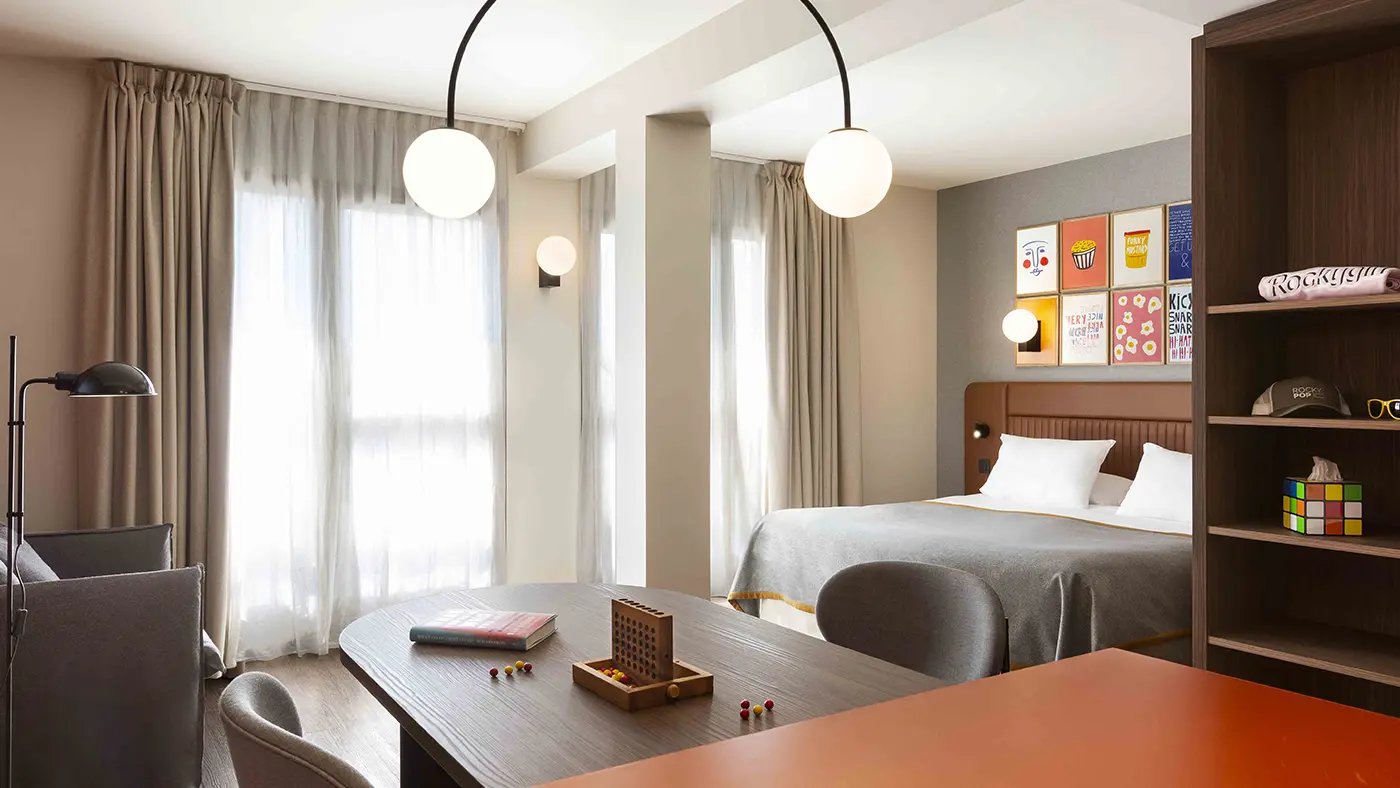 Kamer appartement voor 3 personen RockySupérieur (2volw&1kind) J-30 Halfpension - RockyPop Flaine Hôtel & Spa 4* - Flaine Forum 1600