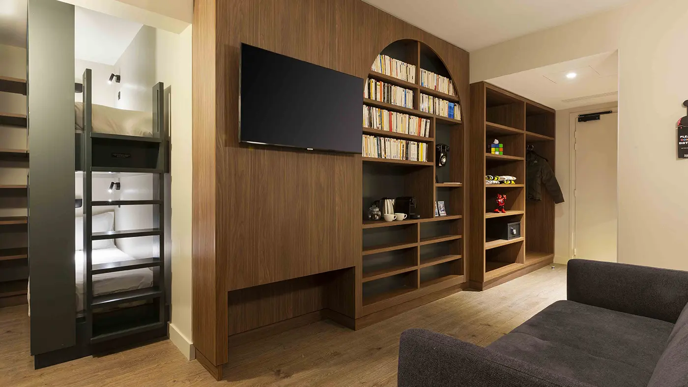 Kamer 4 personen RockyFamiliale (2 volwassenen + 2 kinderen) met halfpension, niet annuleerbaar - RockyPop Flaine Hôtel & Spa 4* - Flaine Forum 1600