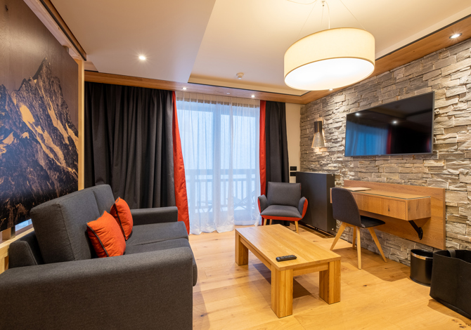 Suite 2 personen Junior Familie 1/2 Pension - Hôtel Alparena 4* - La Rosière