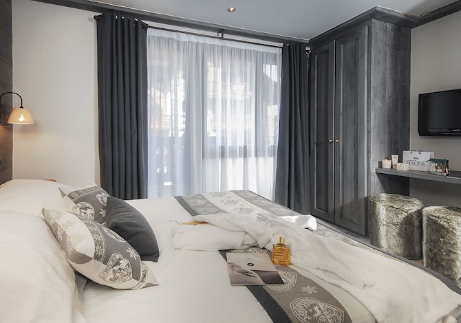 Kamer appartement 2 personen Ontbijt - Hôtel La Chaudanne 4* - Méribel Centre 1600