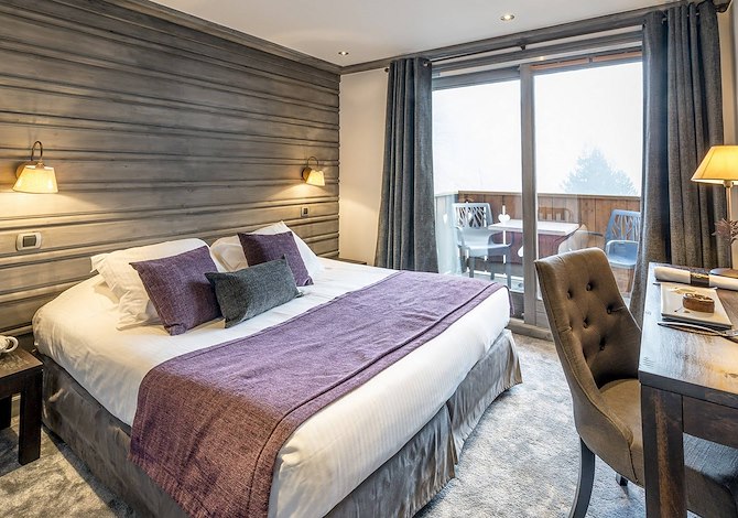 Kamer appartement 2 Personen Ontbijt Zuid - Hôtel La Chaudanne 4* - Méribel Centre 1600