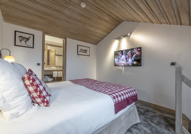 Suite 3 personen Duplex Ontbijt - Hôtel La Chaudanne 4* - Méribel Centre 1600