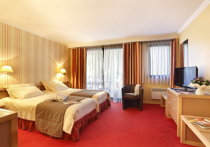 Kamer 2 personen Klassiek Halfpension - Hotel Amélie 3* - Brides les Bains