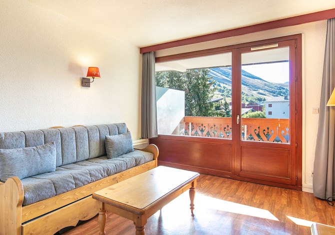 Studio 2 personen - Résidence Vacanceole l'Edelweiss - Les Deux Alpes Centre 