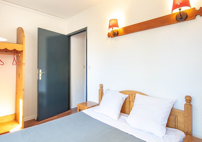 2-kamer appartement cabine - 1 t/m 4/6 personen - Résidence Vacanceole l'Edelweiss - Les Deux Alpes Centre 