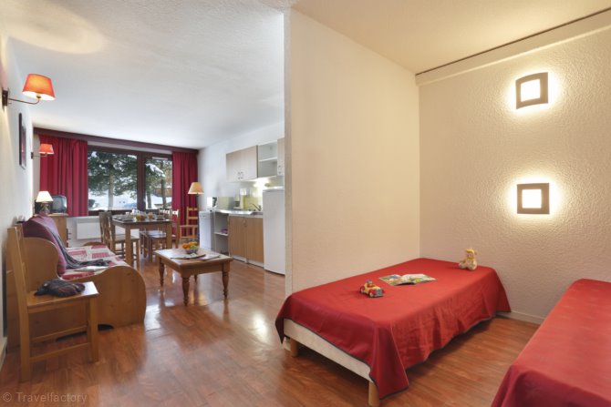 2 Kamer appt. cabine 6/8 personen - - Résidence Vacanceole l'Edelweiss - Les Deux Alpes Centre