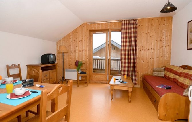 2-kamer appartement cabine - 3 t/m 6 personen - Résidence Odalys Les Chalets de la Porte des Saisons 3* - Saint Sorlin d'Arves