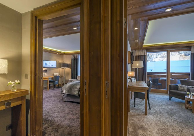 Kamer appartement 2 personen Signature Ontbijt - Hôtel Le Kaila 5* - Méribel Centre 1600