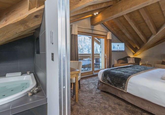 Junior Suite 2 personen Charme Ontbijt - Hôtel Le Kaila 5* - Méribel Centre 1600