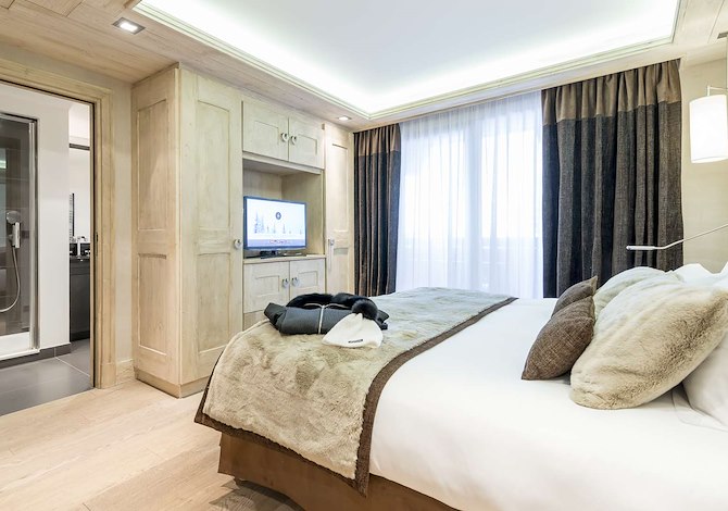 Suite 4 kamer appartement 6 personen Ekrin Ontbijt - Hôtel Le Kaila 5* - Méribel Centre 1600