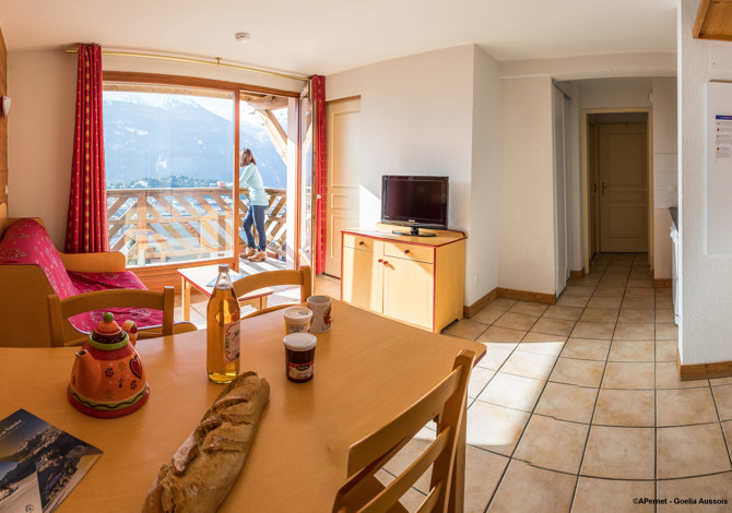 2 Kamer appartement 4 Personen - Résidence Les Flocons d'Argent 3* - Aussois