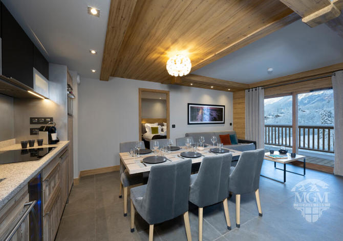 3 Pieces 6 Personen met uitzicht op de Mont Blanc - MGM Hôtels & Résidences – Résidence Chalets Eléna - Les Houches