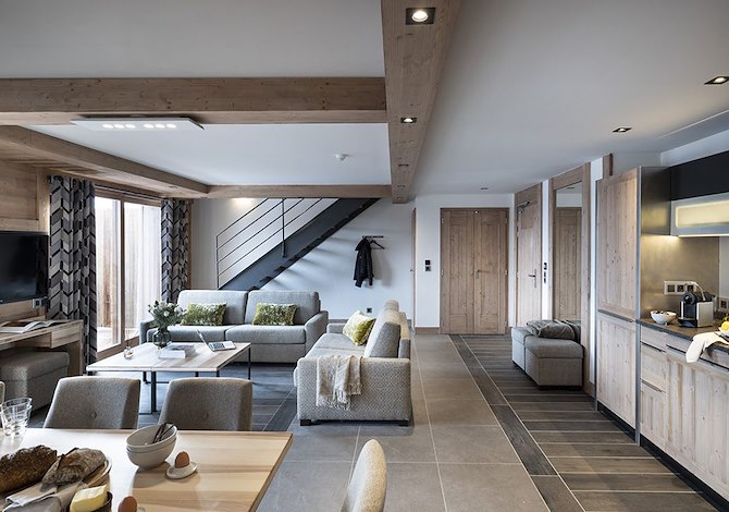 6-kamer appartement Prestige - 6 t/m 12 personen - Résidence Alpen Lodge - La Rosière