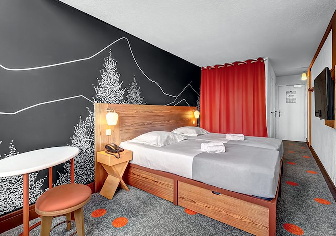 Kamer appartement 3 volwassenen Halfpension - Belambra Clubs Avoriaz - Les Cimes du Soleil - Tout Compris - Avoriaz