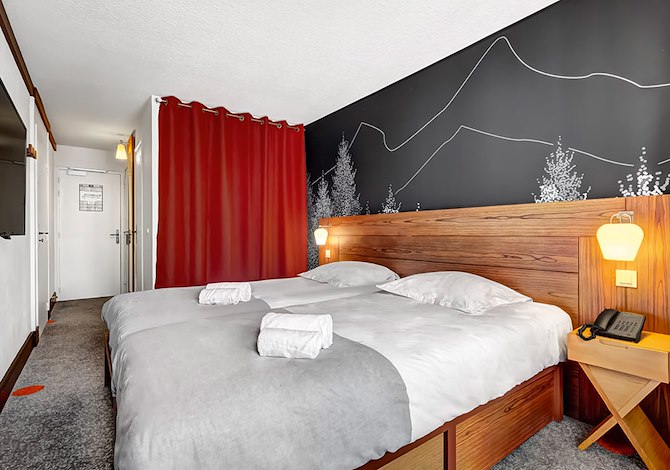 Kamer appartement 2 personen Communicant Halfpension - Belambra Clubs Avoriaz - Les Cimes du Soleil - Tout Compris - Avoriaz