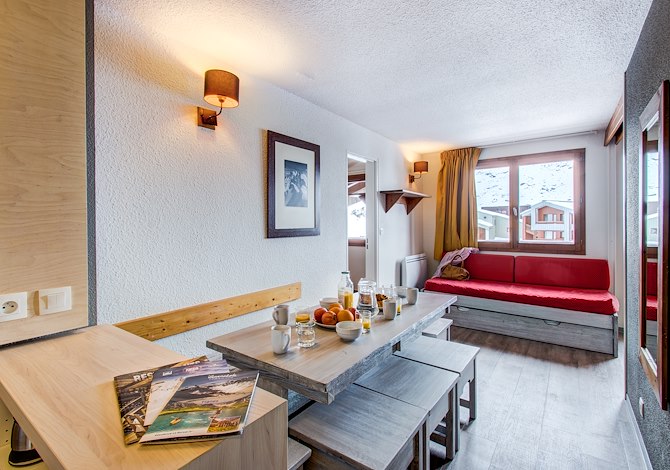 Studio - 2 t/m 5 personen . - Résidence Vacanceole Le Borsat IV 2* - Tignes Val Claret