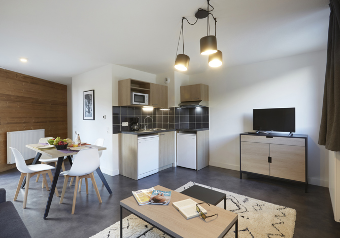 Studio 2 personen - Résidence Nemea Le Hameau 4* - Les Deux Alpes Centre
