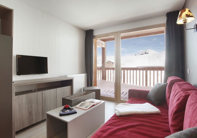 3 Kamer appartement 6 personen Superior - Résidence Prestige Odalys Front de neige 4* - Plagne Villages